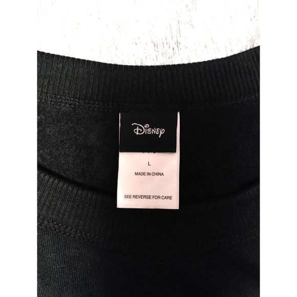 Disney Mickey Mouse Graphic Soft/Lightweight Sweatshirt Women's /Juniors' L Blk - Picture 3 of 8
